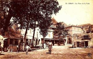101- Oran - Place de la perle en 1914